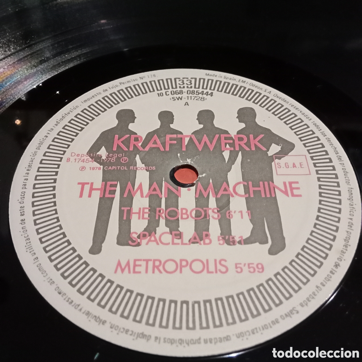 Discos de vinilo: KRAFTWERK - THE MAN MACHINE - LP - Foto 6