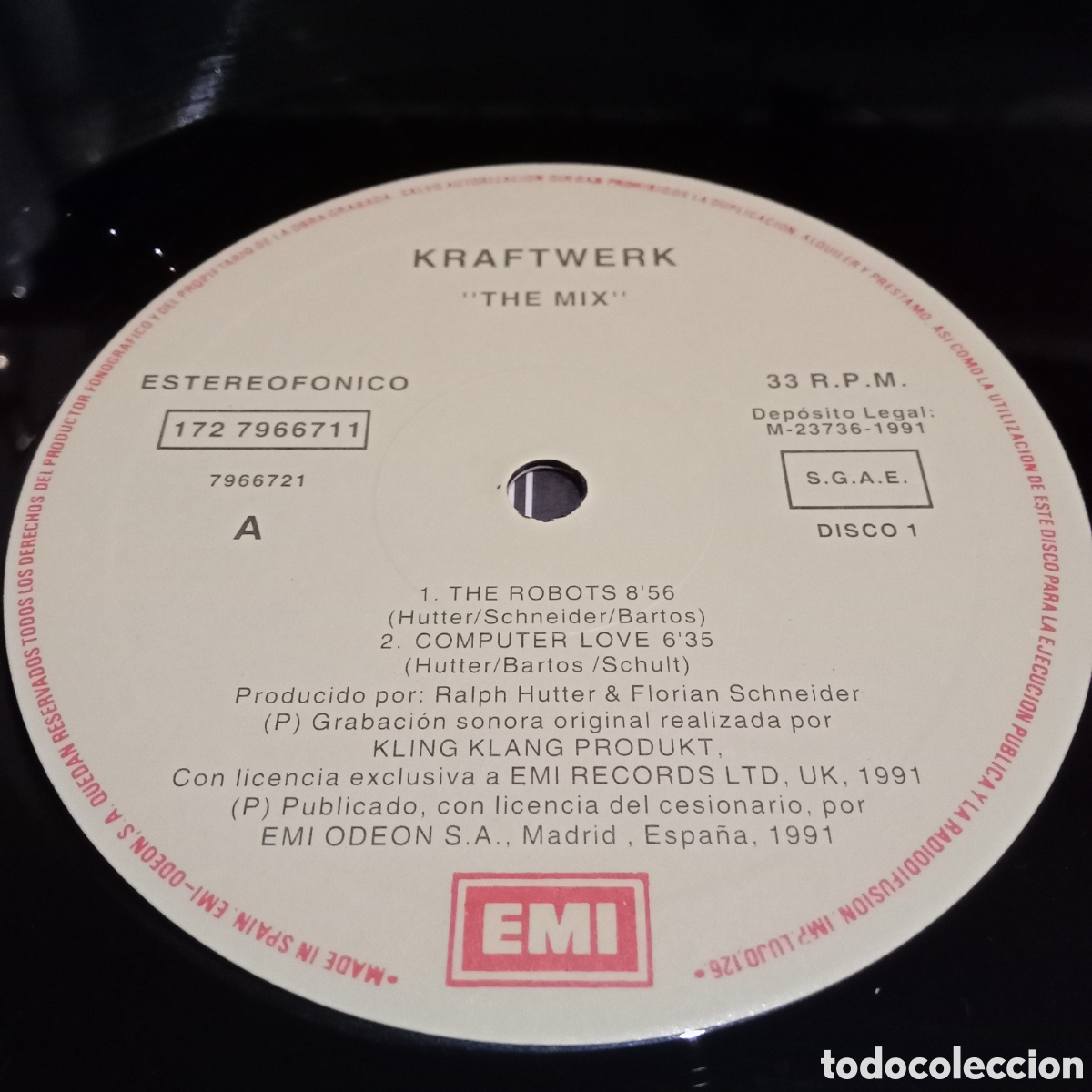 Discos de vinilo: KRAFTWERK - THE MIX - LP DOBLE GATEFOLD - Foto 8