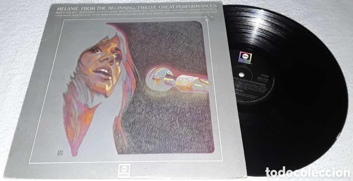 Discos de vinilo: LP- MELANIE : FROM THE BEGINNING / TWELVE GREAT PERFORMANCES - MADE IN UK - MELANIE