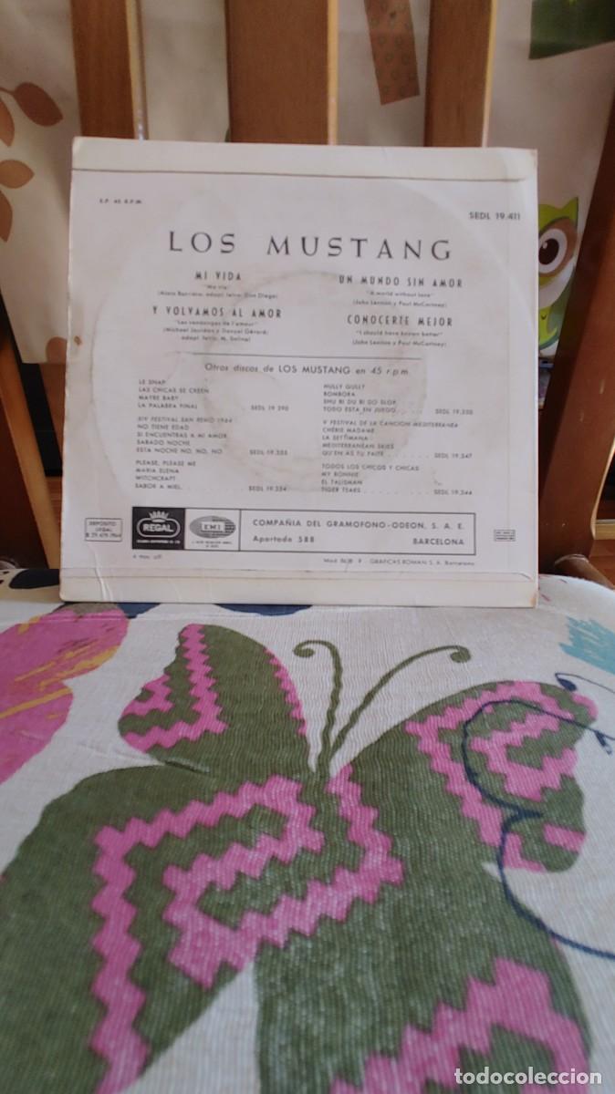 Discos de vinilo: LOS MUSTANG-EP MI VIDA +3 - Foto 2