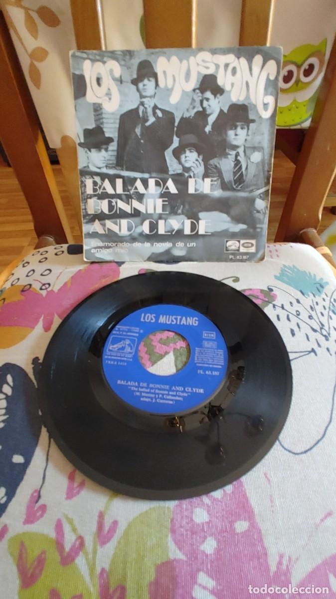 Discos de vinilo: LOS MUSTANG-SINGLE BALADA DE BONNIE AND CLYDE