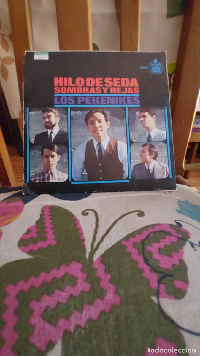 Discos de vinilo: LOS PEKENIKES-SINGLE HILO DE SEDA - Foto 2