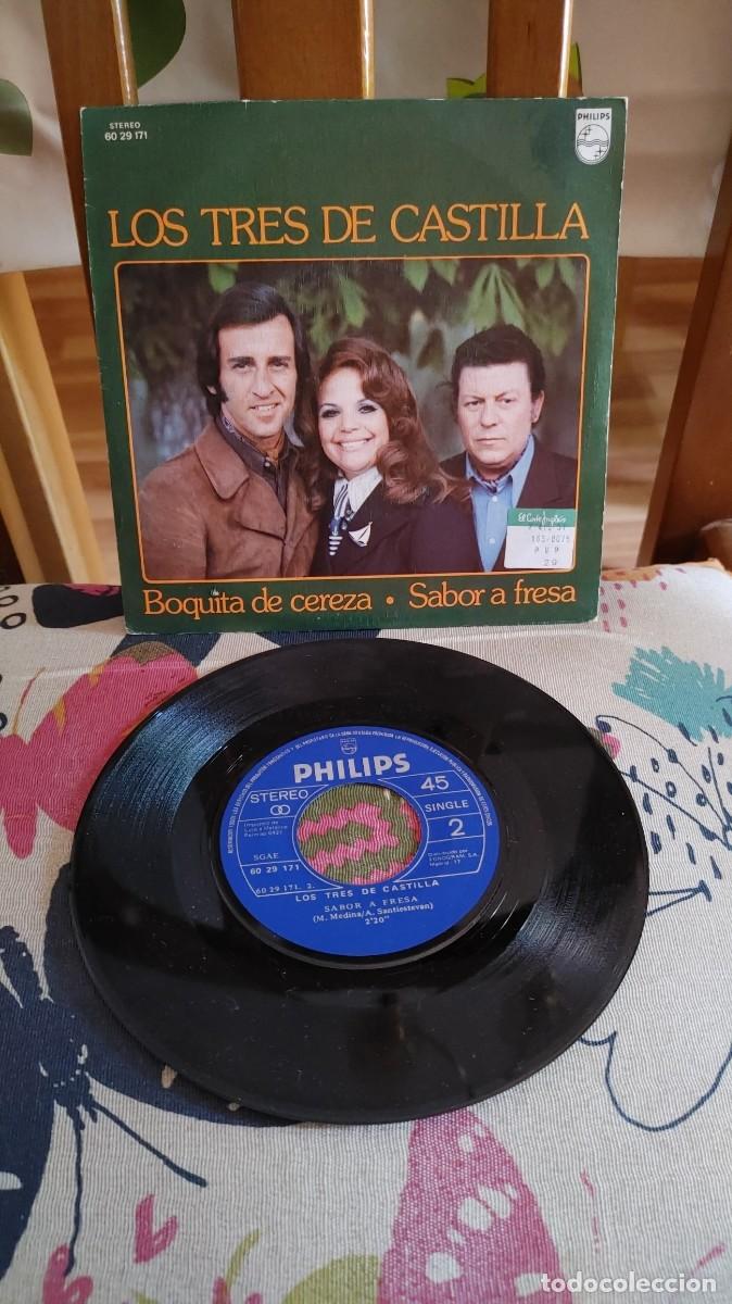 Discos de vinilo: LOS TRES DE CASTILLA-SINGLE BOQUITA DE CEREZA