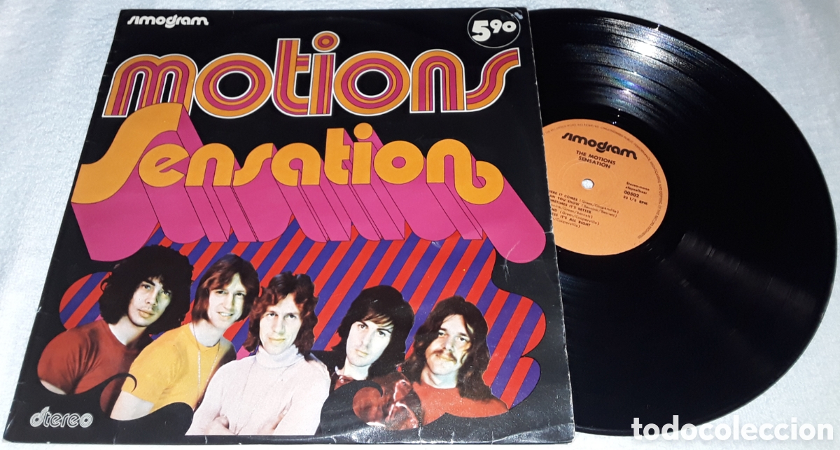 Discos de vinilo: LP - MOTIONS - SENSATION - MADE IN HOLLAND