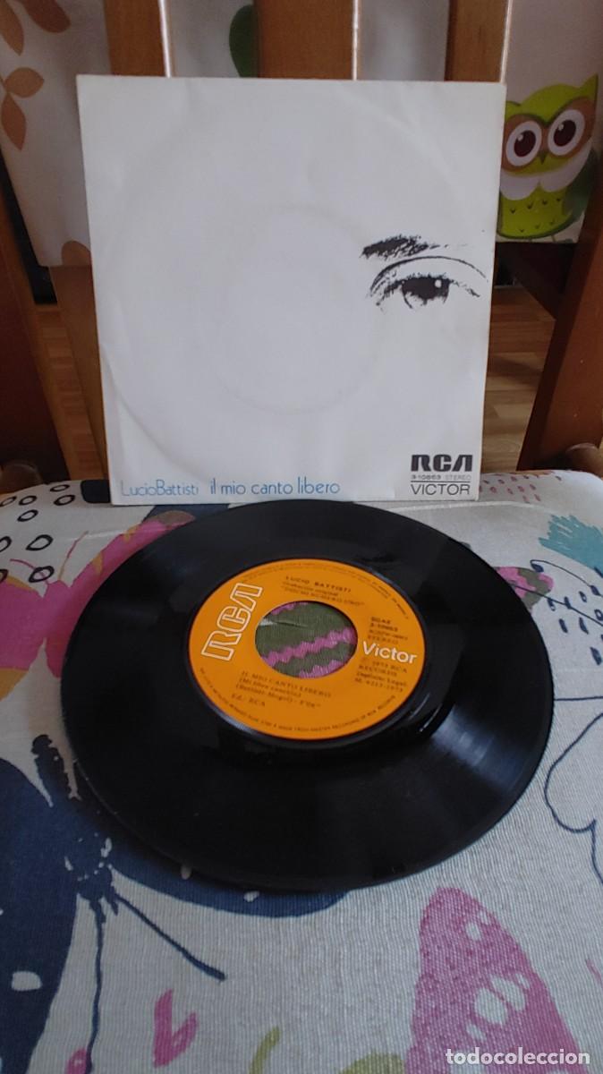 Discos de vinilo: LUCIO BATTISTI-SINGLE IL MIO CANTO LIBERO
