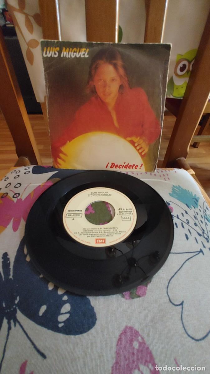 Discos de vinilo: LUIS MIGUEL-SINGLE DECIDETE
