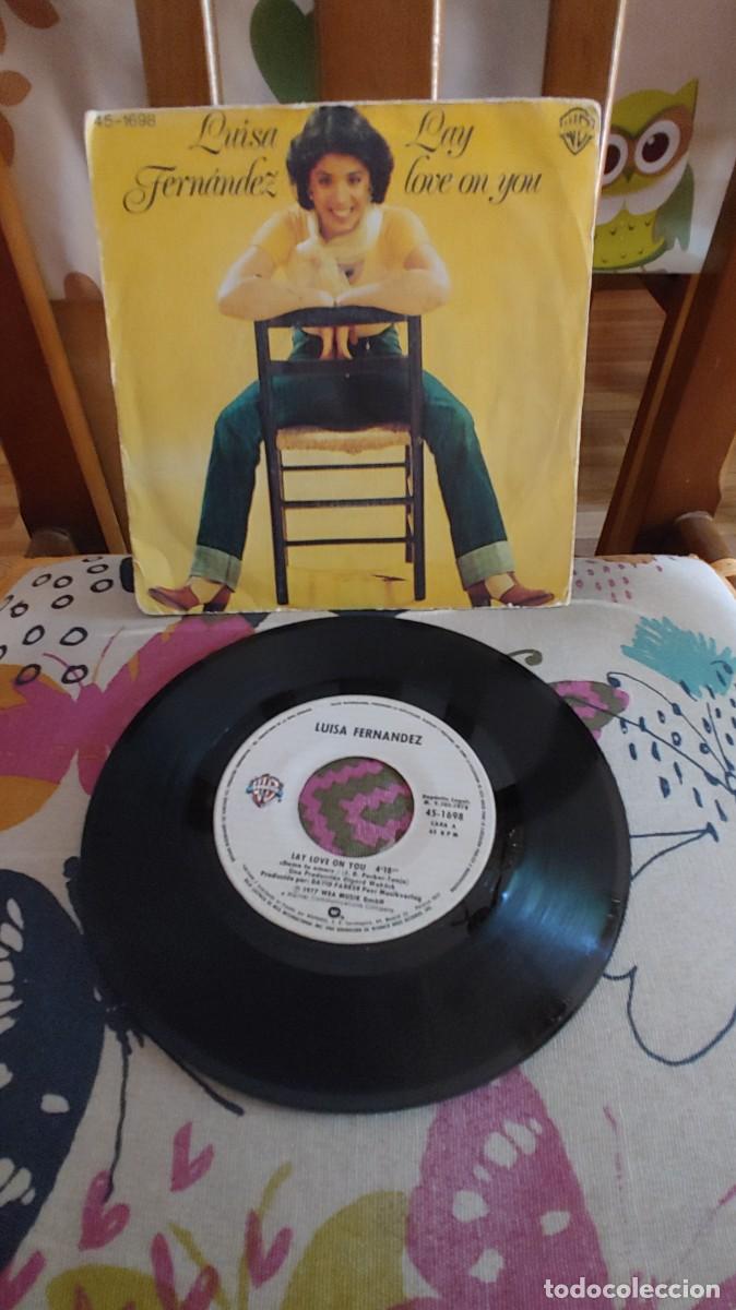 Discos de vinilo: LUISA FERNANDEZ-SINGLE LAY LOVE ON YOU