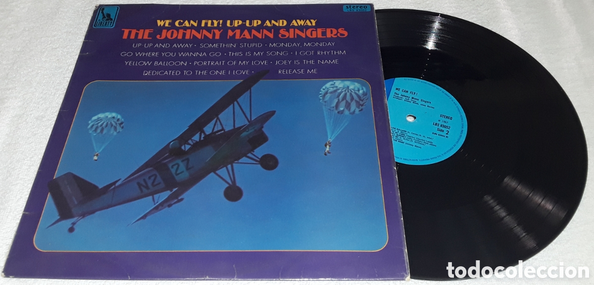 Discos de vinilo: LP - THE JOHNNY MANN SINGERS - WE CAN FLY ! UP UP AND WAY - MADE IN UK 1967