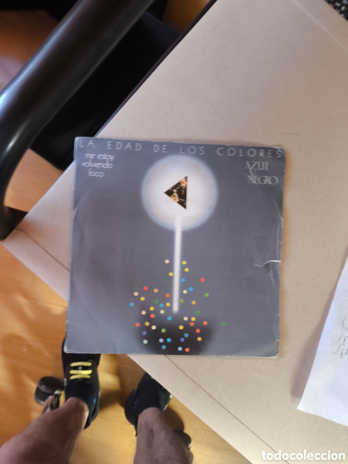 Discos de vinilo: Single de azul y negro.lote.A.n73 - Foto 1