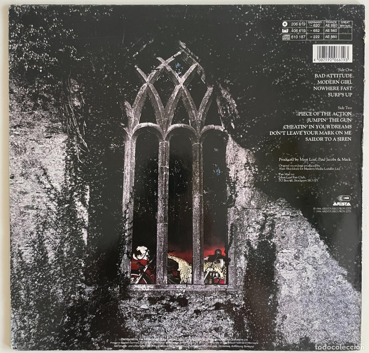 Discos de vinilo: Meat Loaf &ndash; Bad Attitude - Foto 2