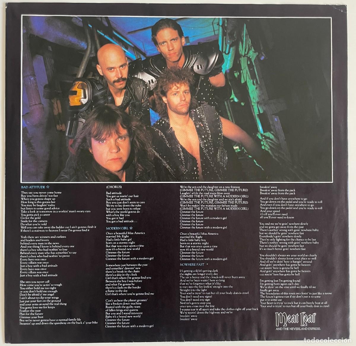 Discos de vinilo: Meat Loaf &ndash; Bad Attitude - Foto 3