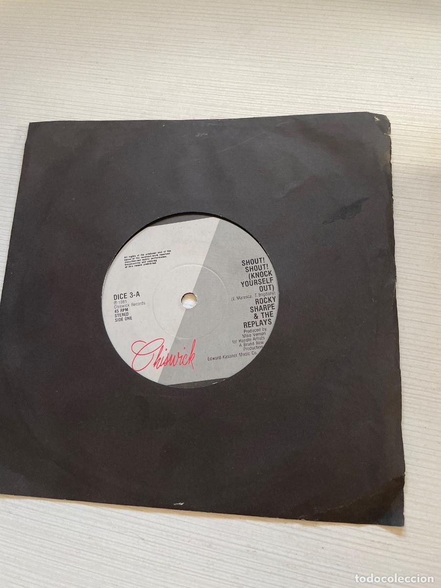 Discos de vinilo: Rocky sharpe y the replays shout shout single
