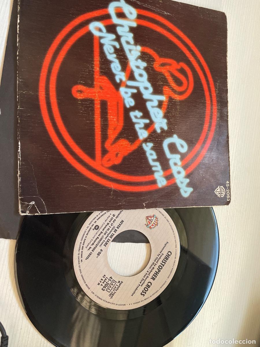 Discos de vinilo: Christopher cross never be the same single