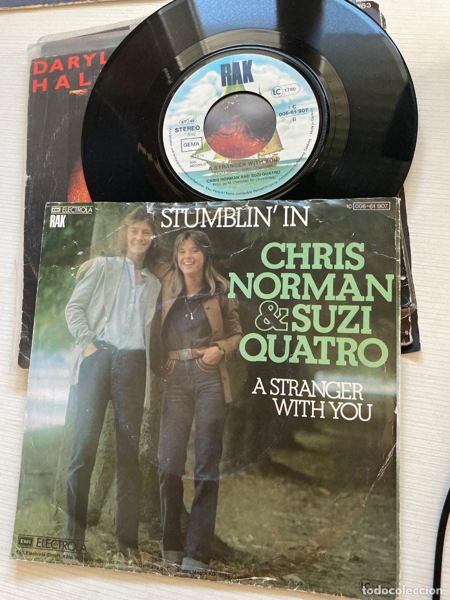 Discos de vinilo: Chris norman y Suzi quatro a stranger with you single