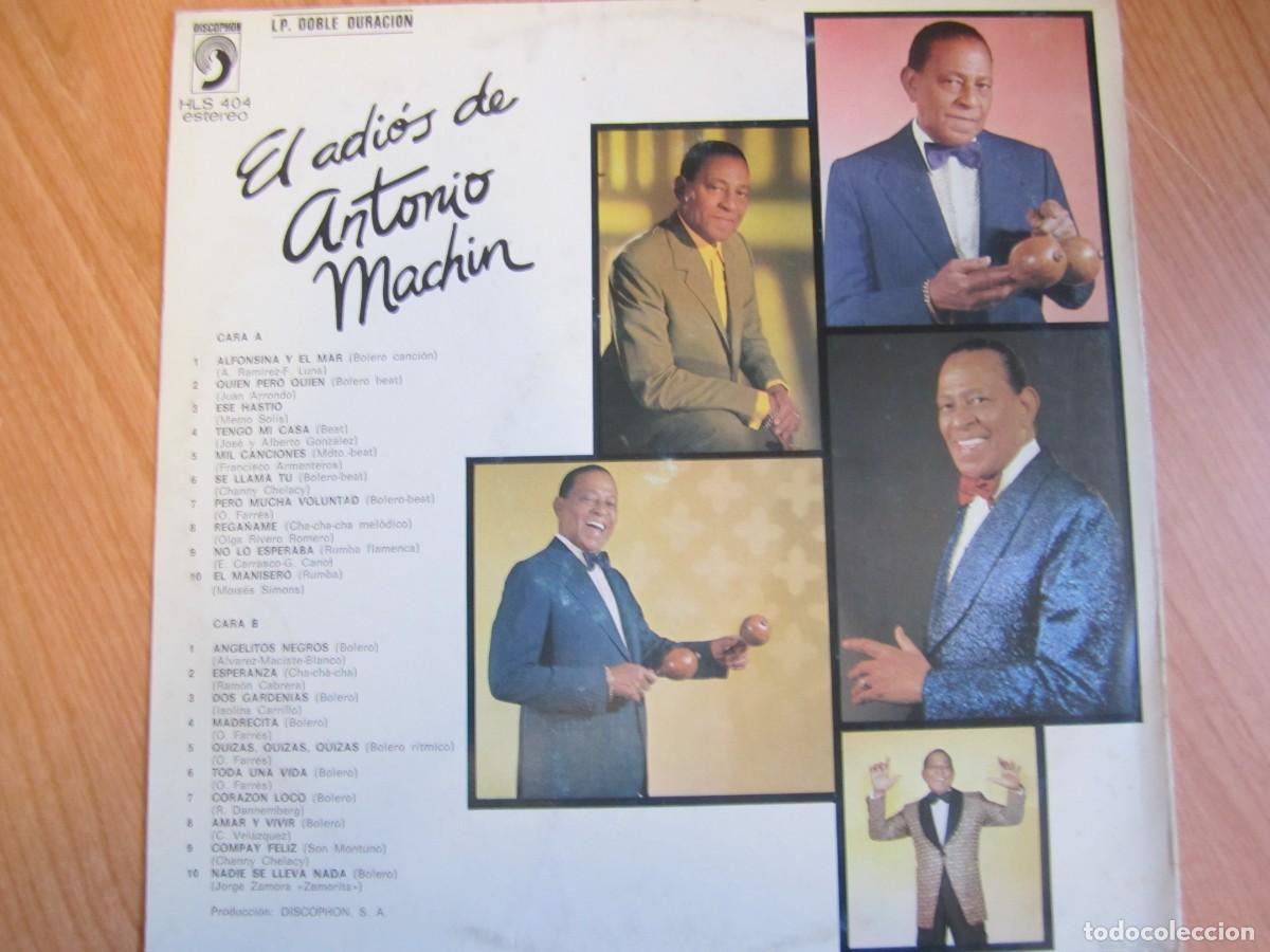 Discos de vinilo: disco vinilo el adios de antonio machin - Foto 3