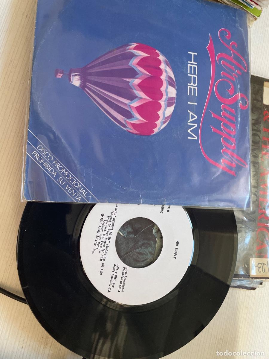 Discos de vinilo: Air supply here i am single