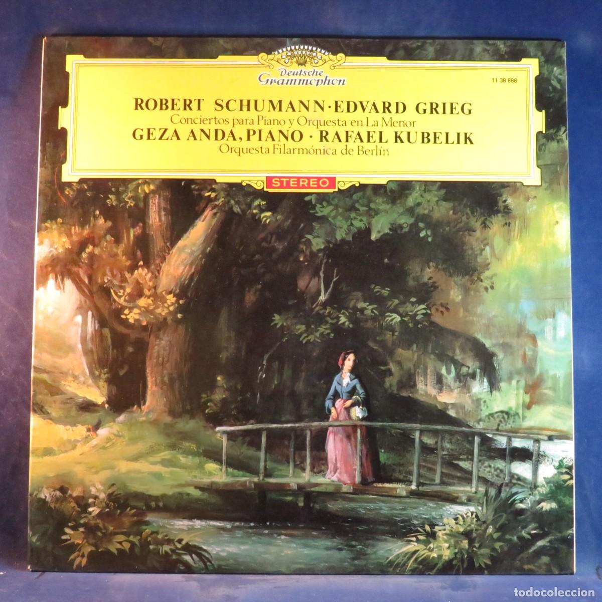 Discos de vinilo: ROBERT SCHUMANN / EDVARD GRIEG &ndash; CONCIERTOS PARA PIANO Y ORQUESTA EN LA MENOR - LP