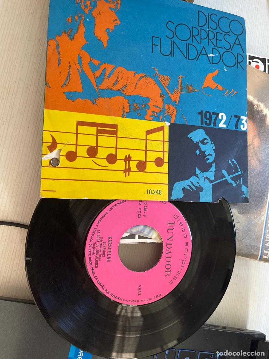 Discos de vinilo: Disco sorpresa fundador zarzuelas