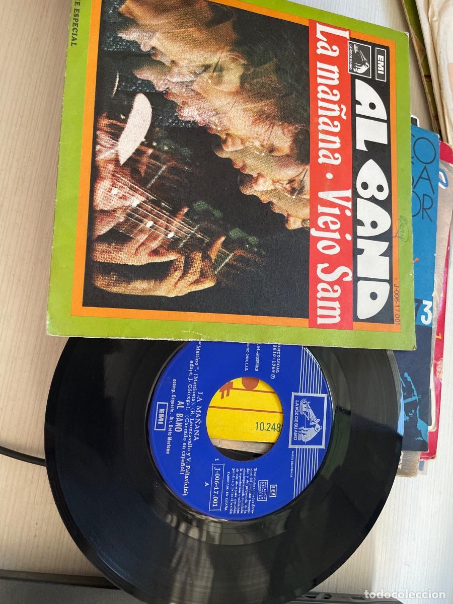 Discos de vinilo: Al ba&ntilde;o la ma&ntilde;ana viejo sam single