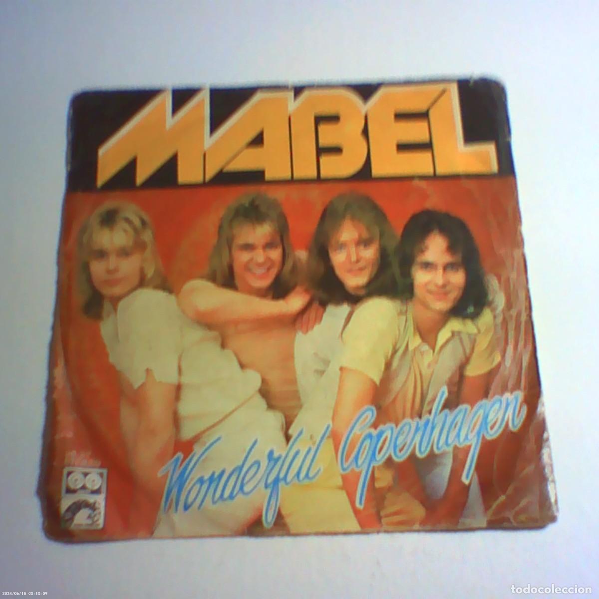 Discos de vinilo: single mabel. wonderful copenhagen. skateboard rider. auvi 1979 spain (buen estado)