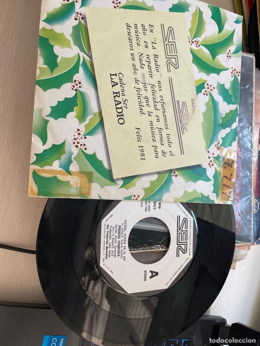 Discos de vinilo: Alegr&iacute;a alegr&iacute;a en la ser peque&ntilde;a compa&ntilde;&iacute;a single