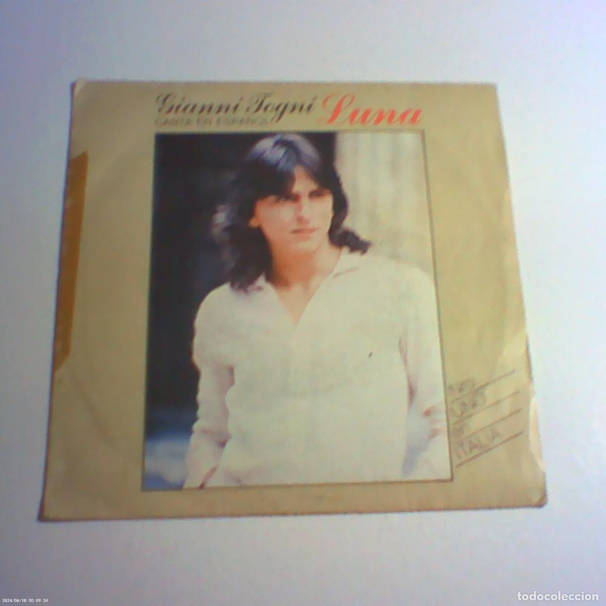 Discos de vinilo: single gianni togni. luna. chissa' se mi retroverai. epic 1980 spain (seminuevo)