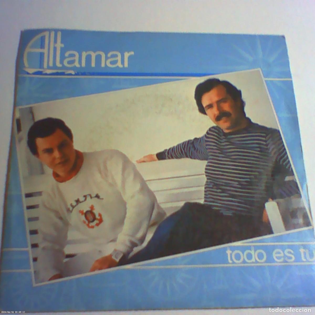 Discos de vinilo: single altamar. todo es tu. una mujer por amigo. epic 1980 spain (seminuevo)