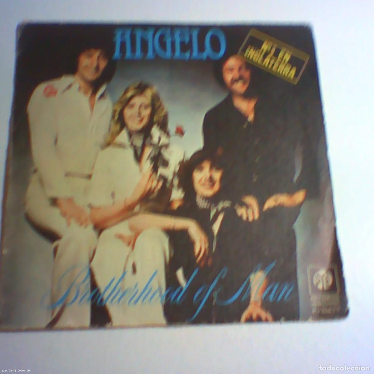 Discos de vinilo: single brotherhood. angelo. all night. pye records 1977 spain (seminuevo)