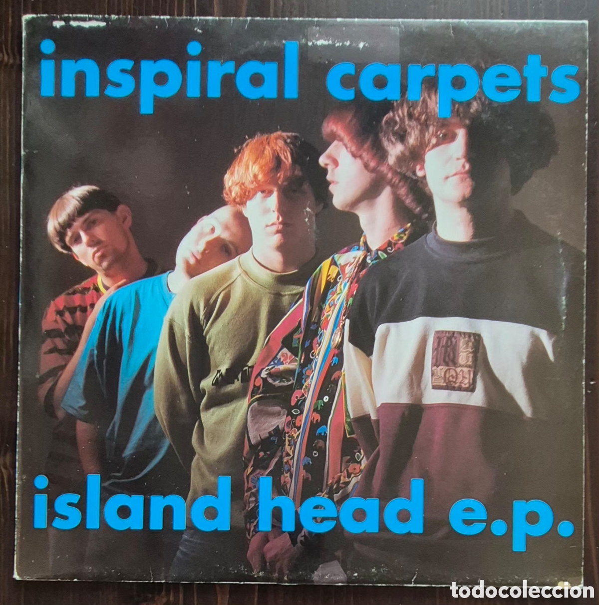 Discos de vinilo: MAXI - INSPIRAL CARPETS - ISLAND HEAD E.P. - 1990 INGLATERRA (INDIE ROCK)