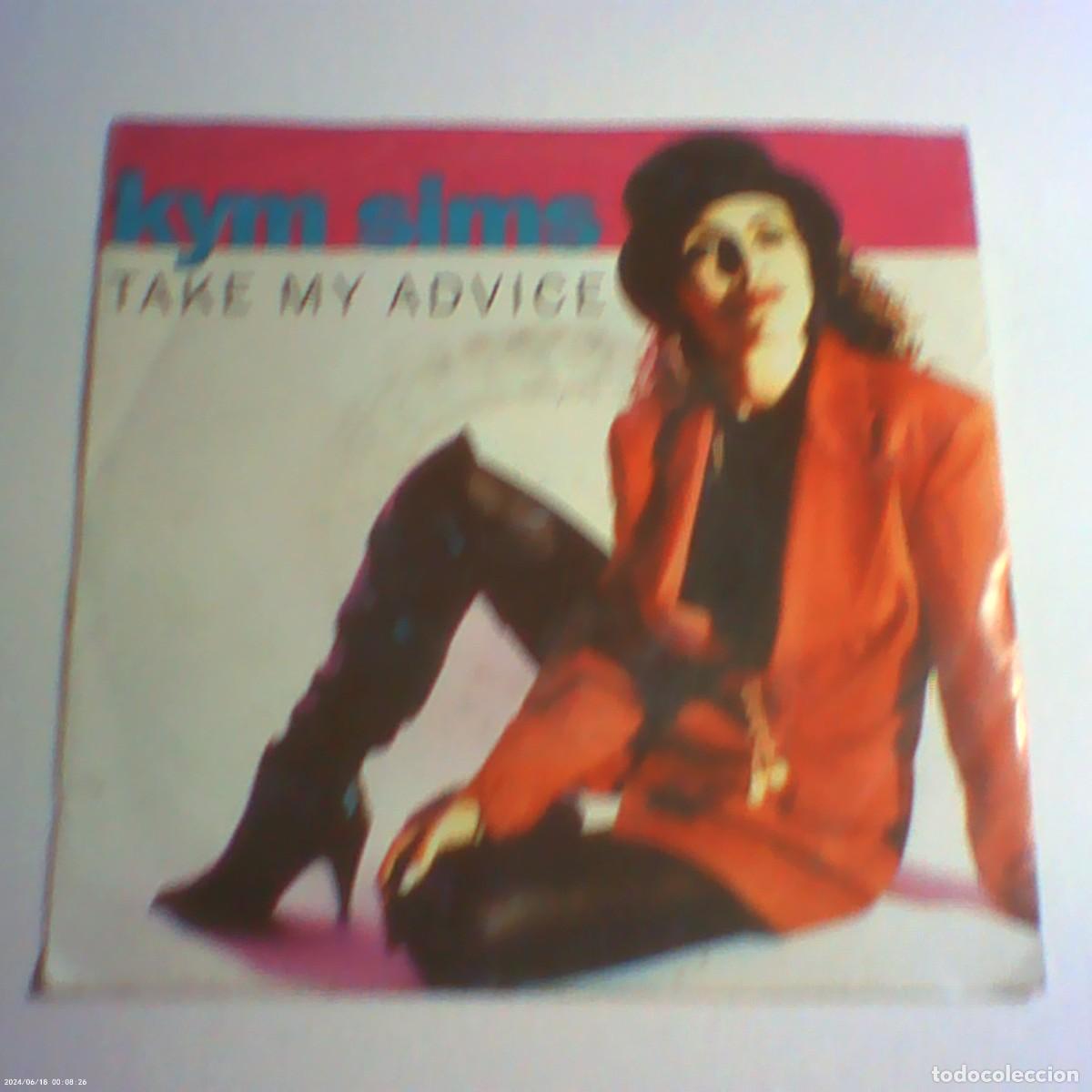 Discos de vinilo: single kym sims. take my advice. wea 1992 germany (seminuevo)