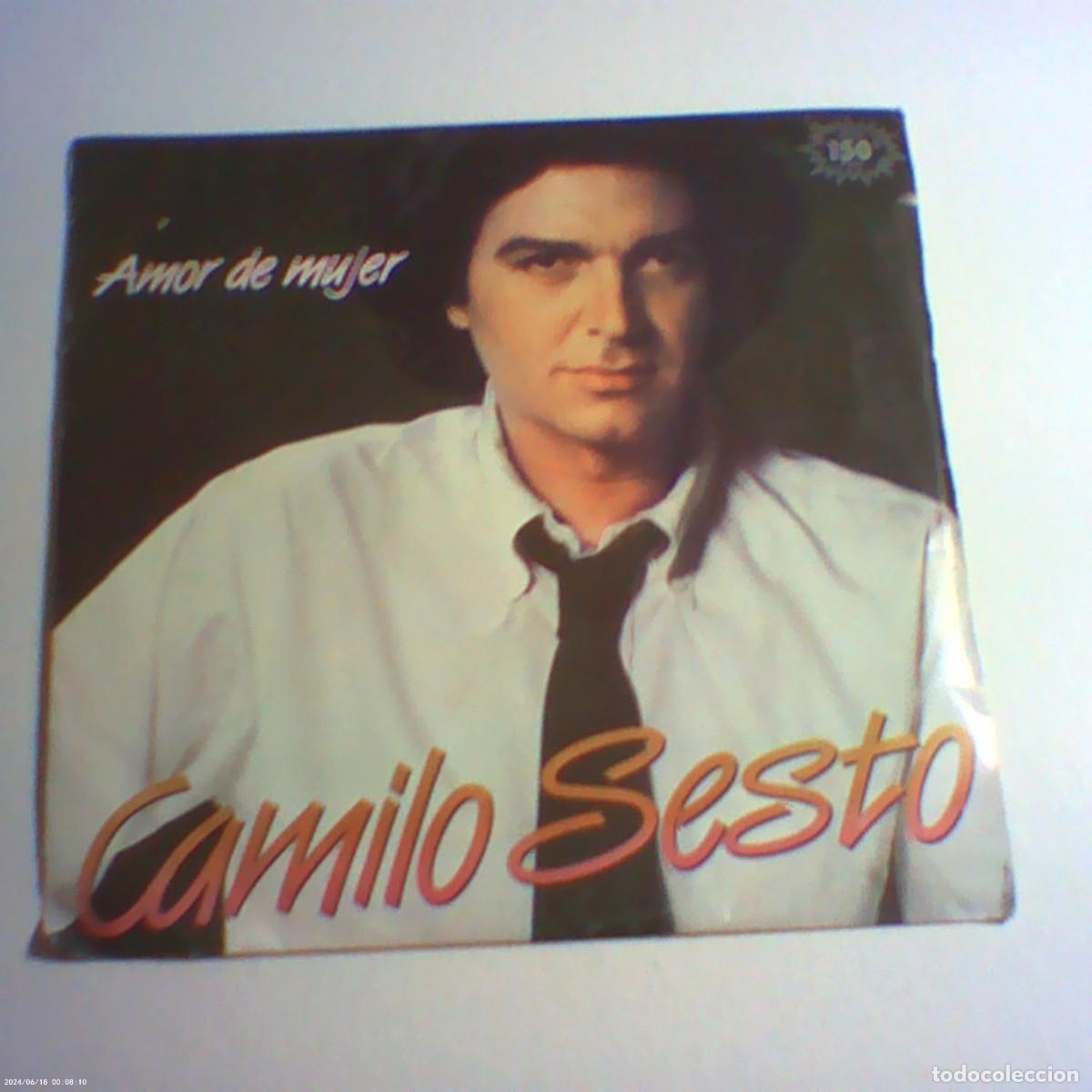 Discos de vinilo: single camilo sesto. amor de mujer. paloma blanca, paloma m&iacute;a. ariola 1983 spain (seminuevo)
