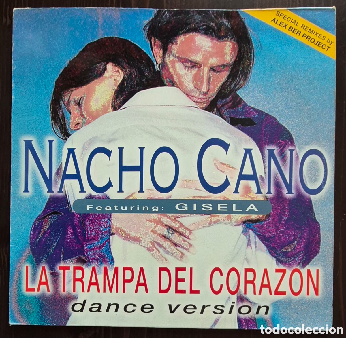 Discos de vinilo: MAXI - NACHO CANO FEATURING GISELA - LA TRAMPA DEL CORAZ&Oacute;N (DANCE VERSI&Oacute;N) 1996 ESPA&Ntilde;A (EUROPOP)