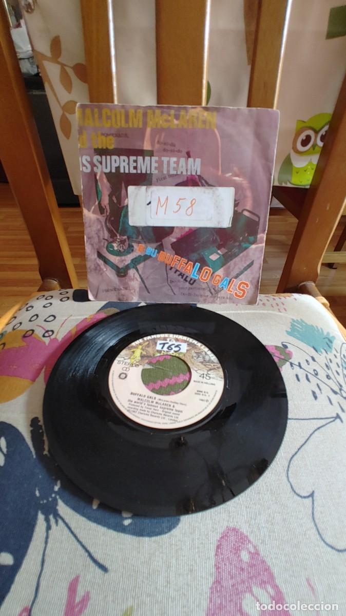 Discos de vinilo: MALCOLM McLAREN & THE WORLD'S FAMOUS SUPREME TEAM-SINGLE BUFFALO GALS