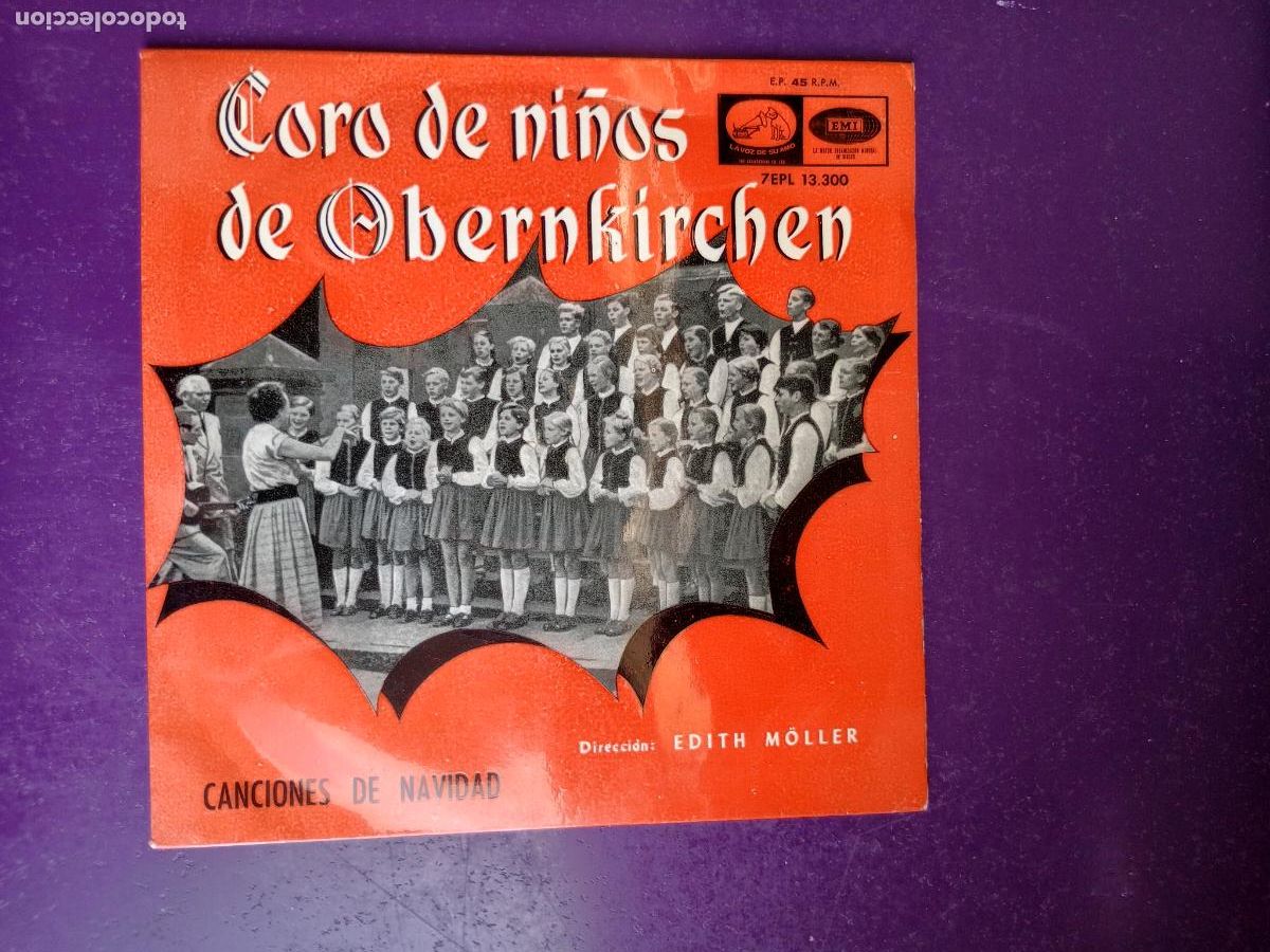 Discos de vinilo: Coro de Ni&ntilde;os de Obernkirchen - Canciones de Navidad - EP EMI 1959 - ADESTE FIDELES, NOCHE DE PAZ