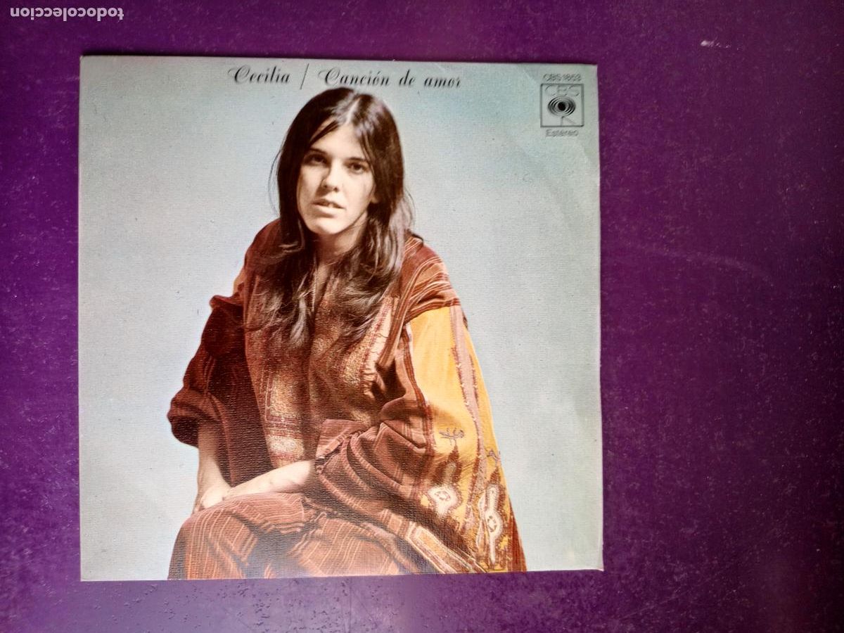 Discos de vinilo: Cecilia &ndash; CANCION DE AMOR / UN MILLON DE SUE&Ntilde;OS - Sg CBS 1973 - MUY POCO USO