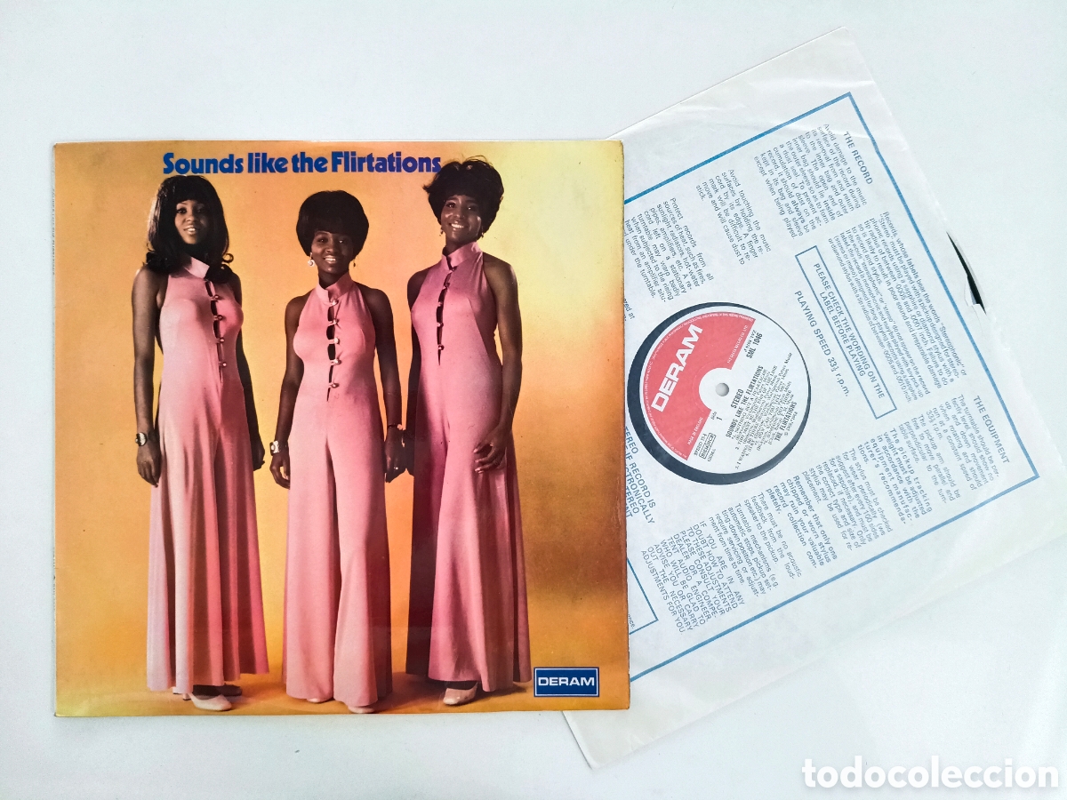 Discos de vinilo: THE FLIRTATIONS - Sounds Like The Flirtations - LP ORIGINAL UK DERAM STEREO 1969 / MOD NORTHERN SOUL