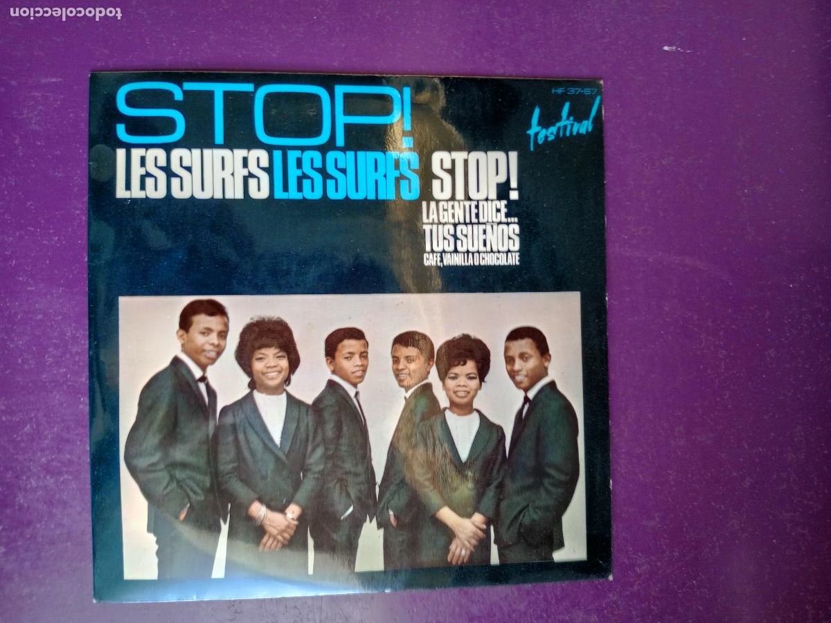 Discos de vinilo: Les Surfs &ndash; STOP +3 - EP HISPAVOX 1965 - MUY POCO USO -