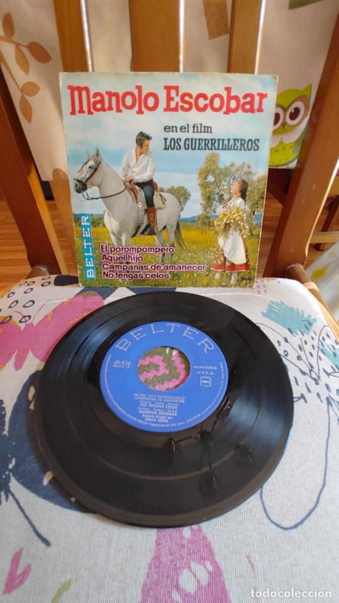 Discos de vinilo: MANOLO ESCOBAR-EP LOS GUERRILLEROS