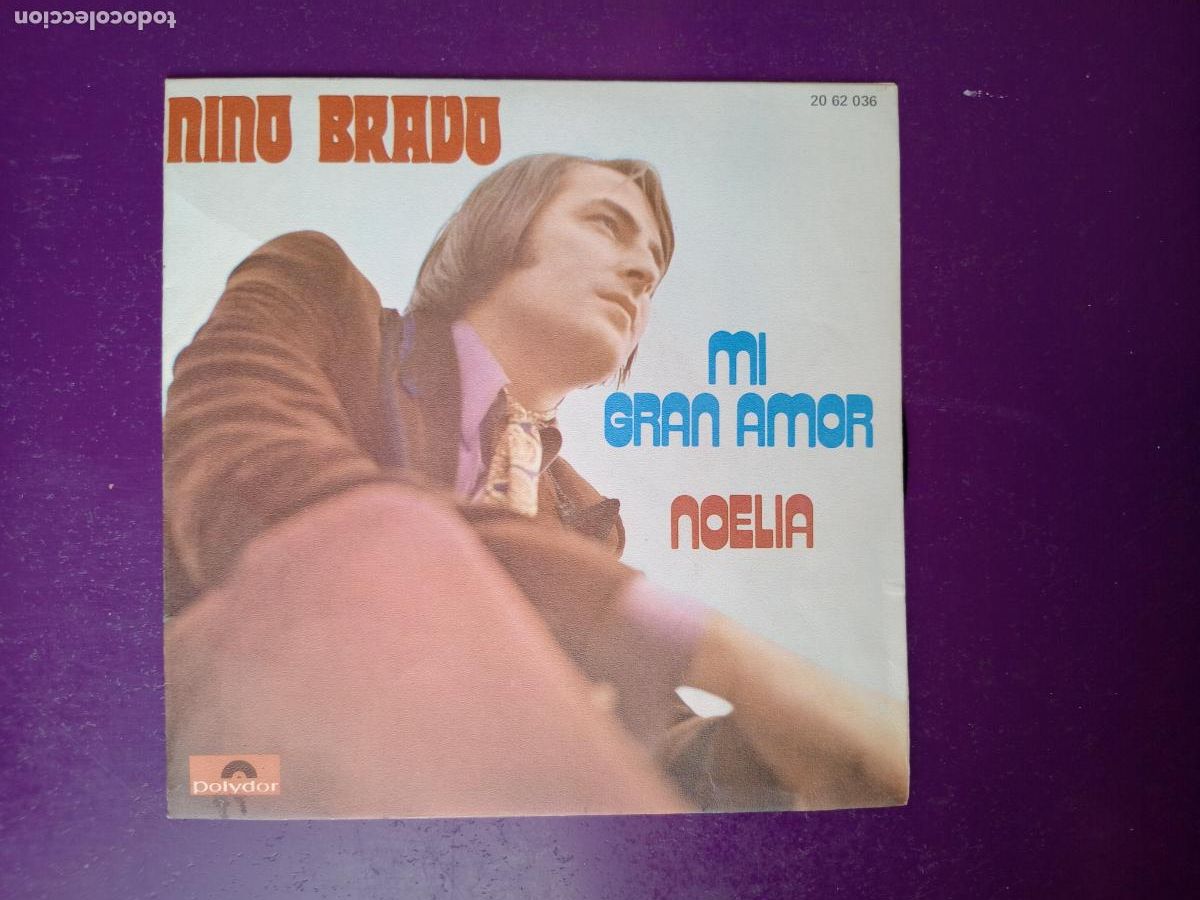 Discos de vinilo: Nino Bravo &ndash; Mi Gran Amor - Sg POLYDOR 1971 - MUY POCO USO