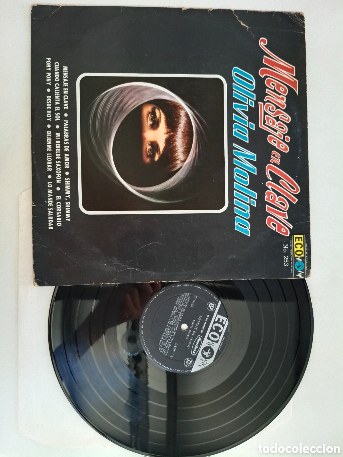 Discos de vinilo: OLIVIA MOLINA - Mensaje En Clave - LP ORIGINAL MEXICO ECO 1964 // YE-YE BEAT GARAGE GIRL