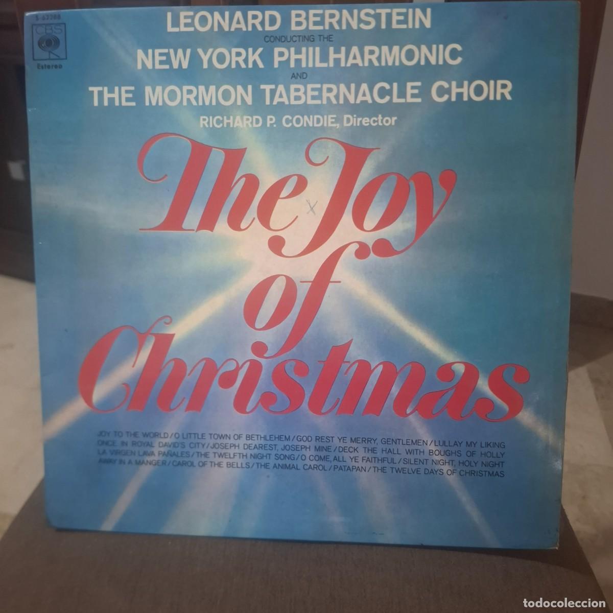 Discos de vinilo: Leonard Bernstein Joy Of Christmas LP 1963 Stereo Columbia MS 6499 Masterworks