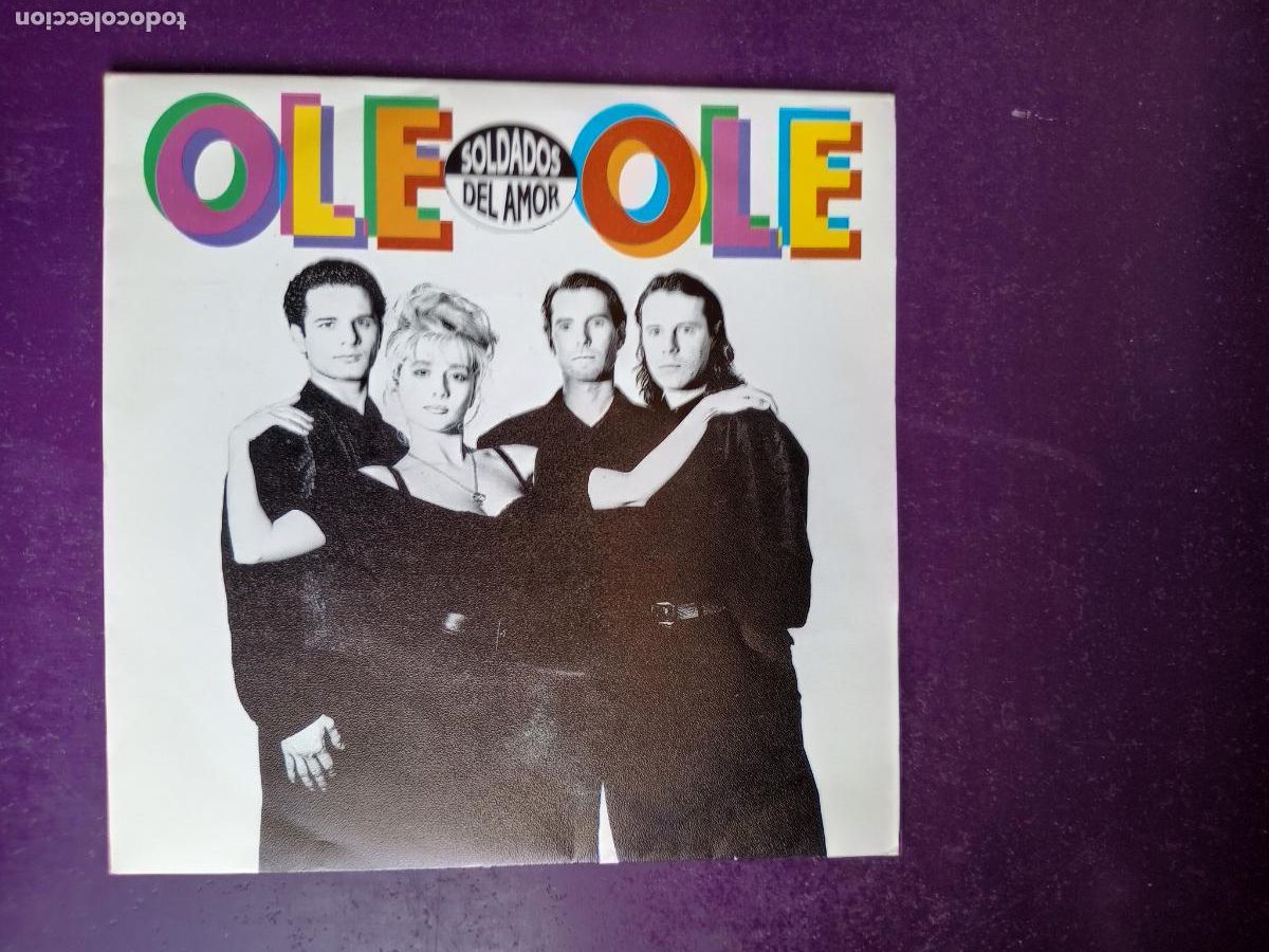 Discos de vinilo: Ole Ole &ndash; Soldados Del Amor - Sg HISPAVOX 1990 - MUY POCO USO - MARTA SANCHEZ