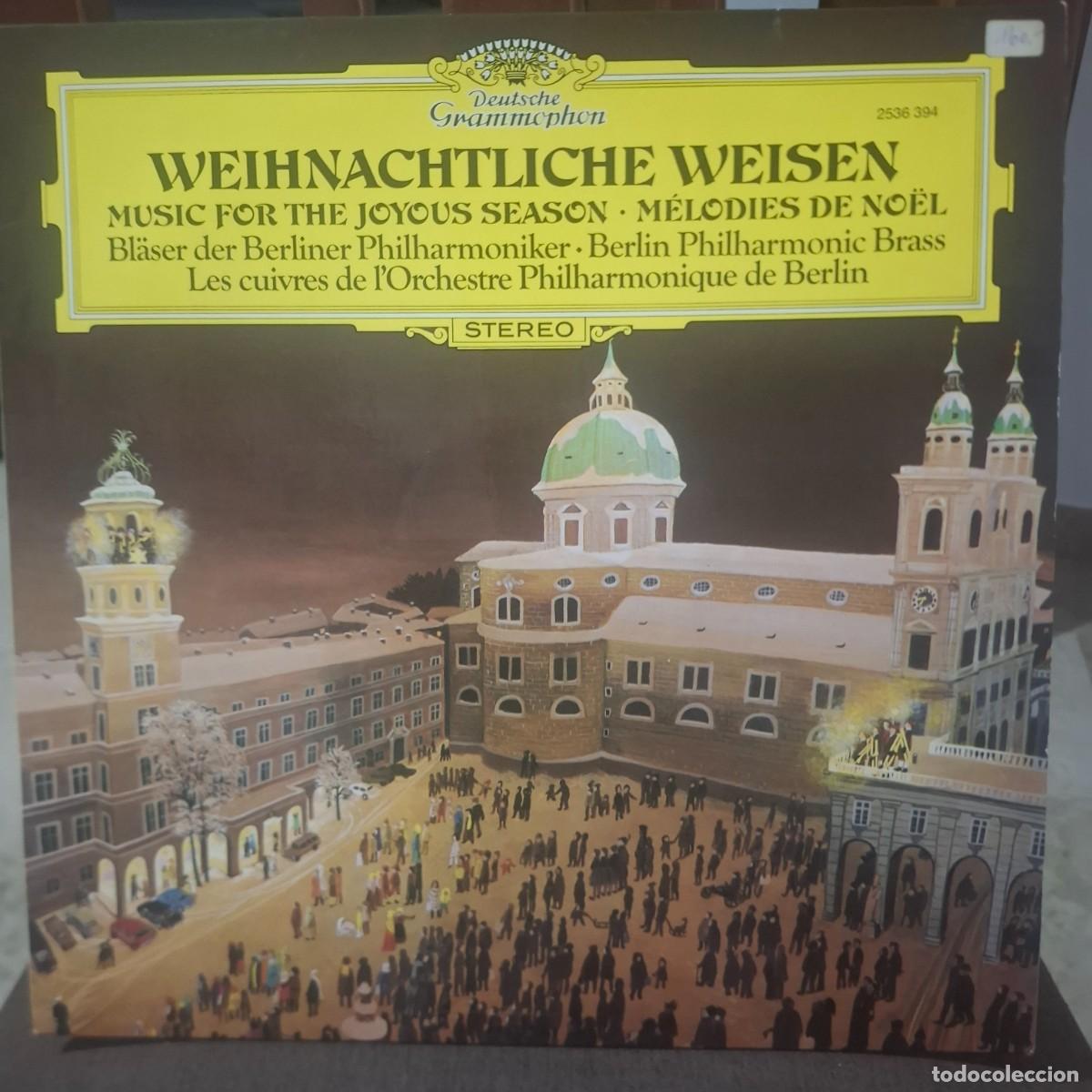 Discos de vinilo: Instrumentos De Metal De La Orquesta Filarmonica De Berlin* &ndash; Melodias Navide&ntilde;as 1977