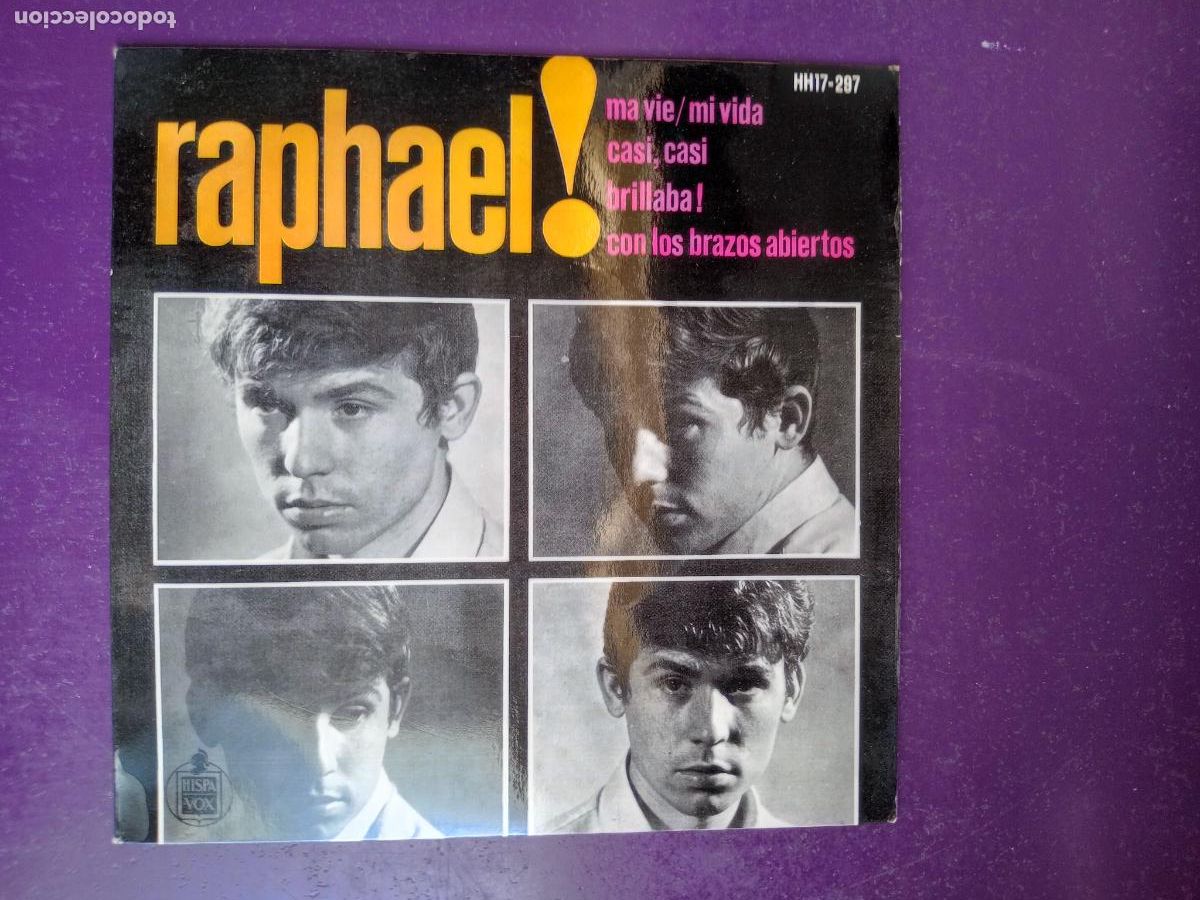 Discos de vinilo: RAPHAEL - MA VIE (MI VIDA) +3 - EP HISPAVOX 1964 - MUY POCO USO,