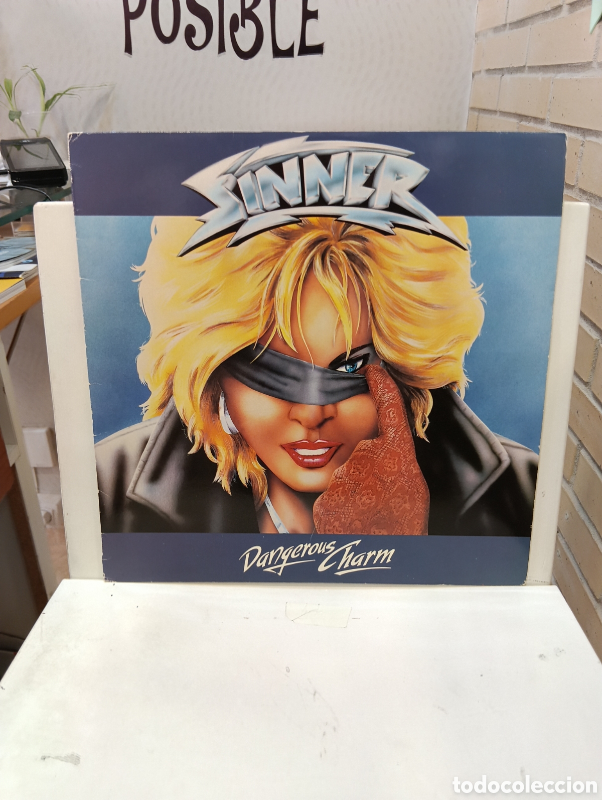 Discos de vinilo: Sinner. &rdquo; Dangerous Charm &rdquo;. Primera Edici&oacute;n Espa&ntilde;ola. 1988. GBBS. R&eacute;cords