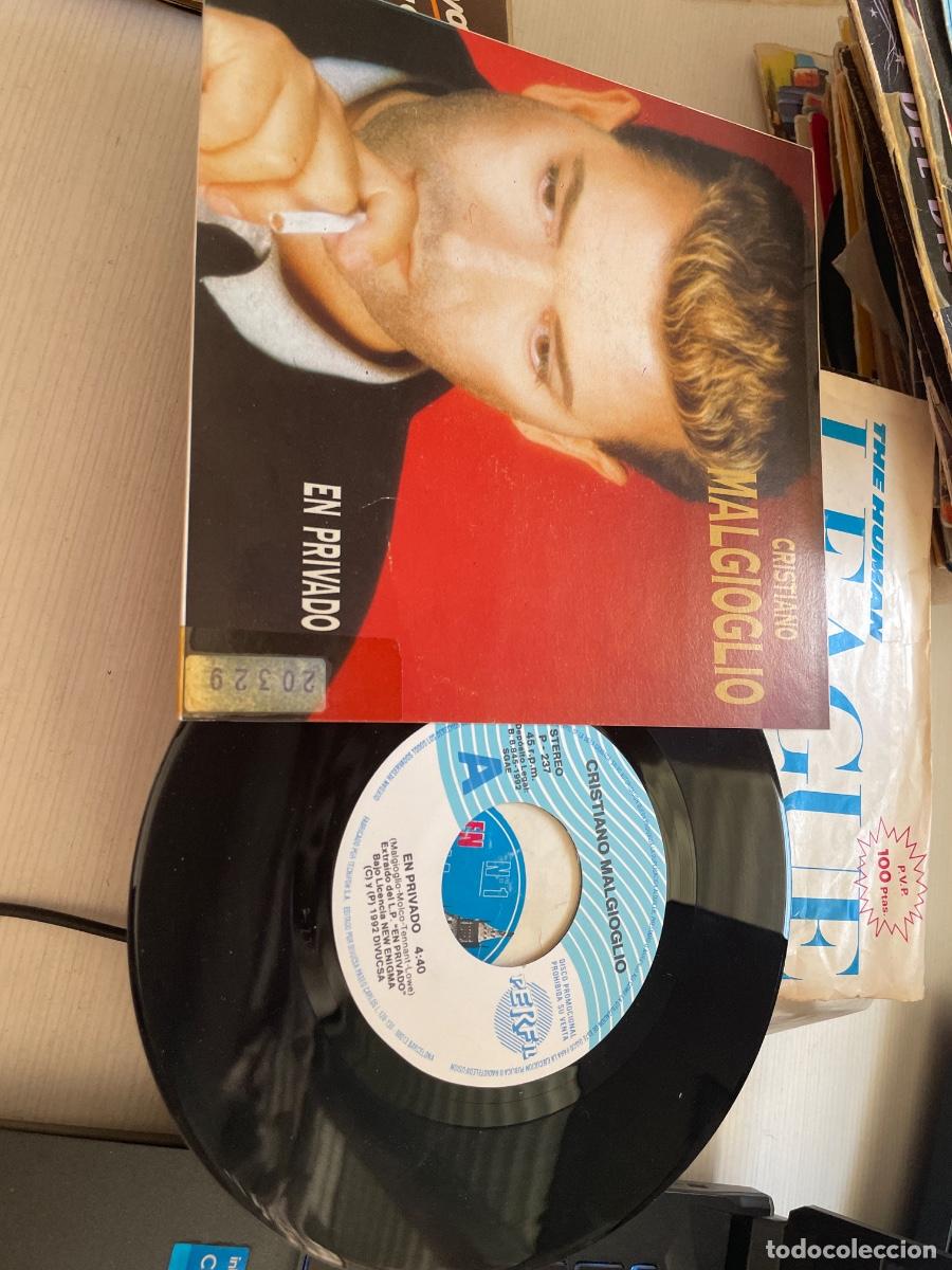 Discos de vinilo: Cristiano malgioglio en privado single - Foto 1