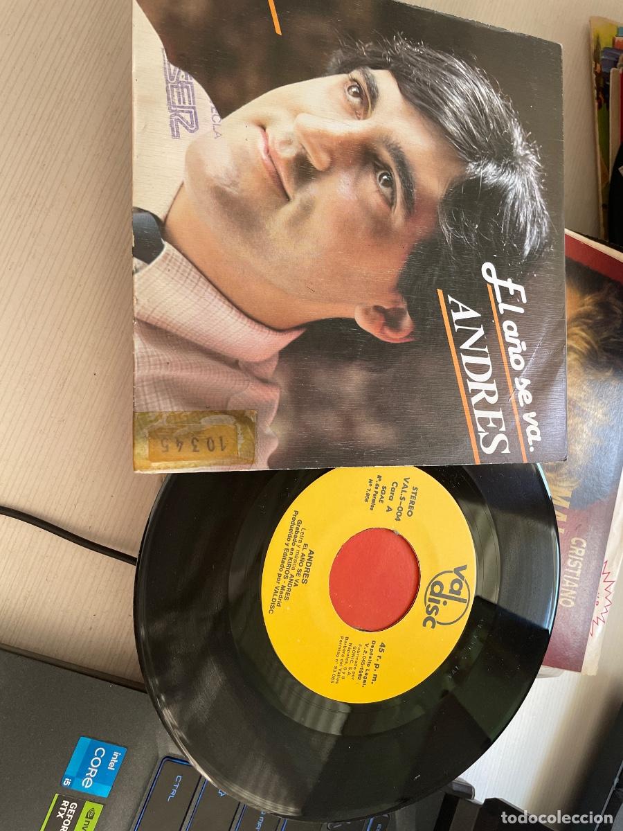 Discos de vinilo: El a&ntilde;o se va Andr&eacute;s single - Foto 1