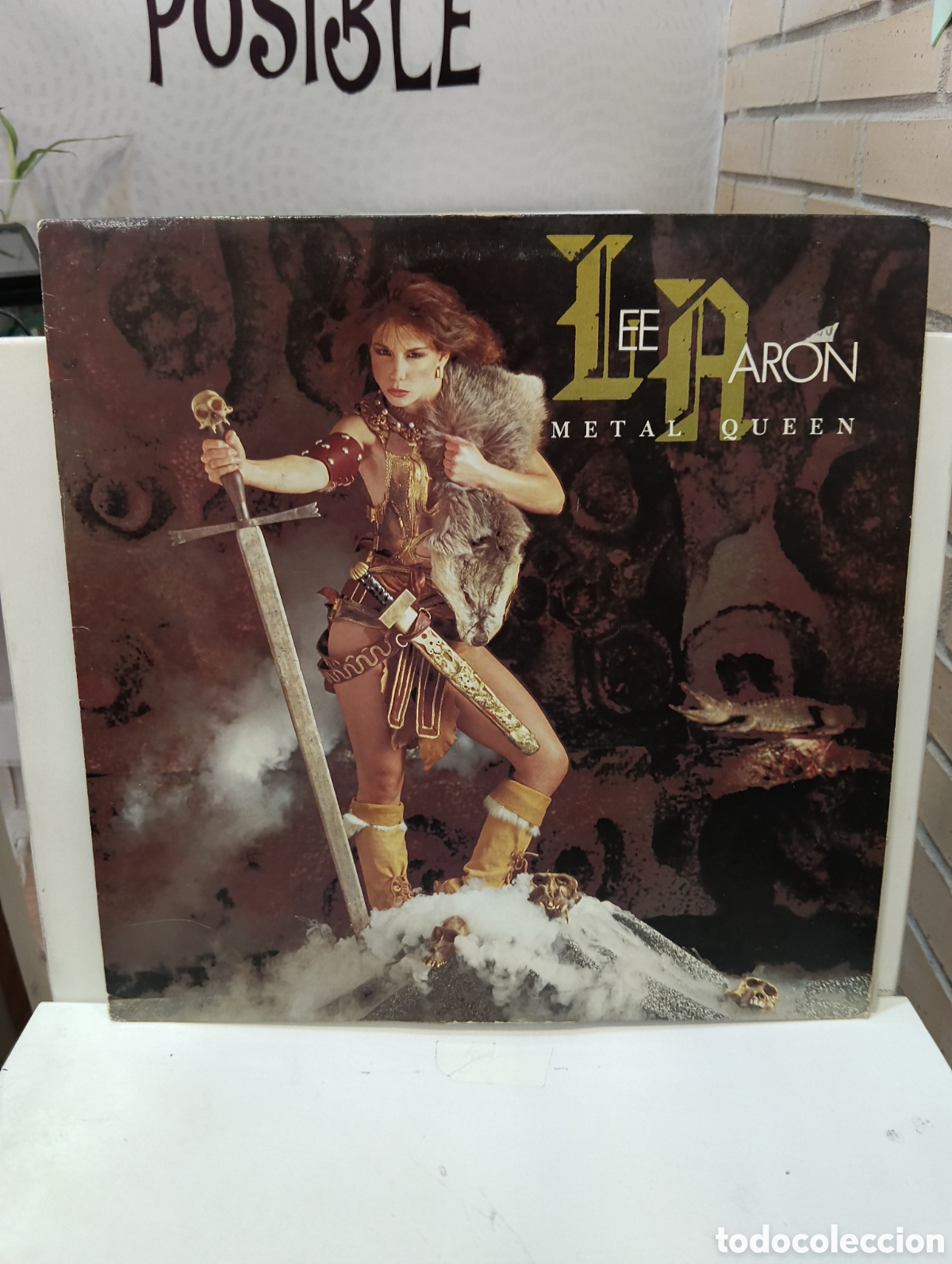 Discos de vinilo: Lee Aar&oacute;n. &rdquo; Metal Queen &rdquo;. Primera Edici&oacute;n Canad&aacute;. 1984. Attic