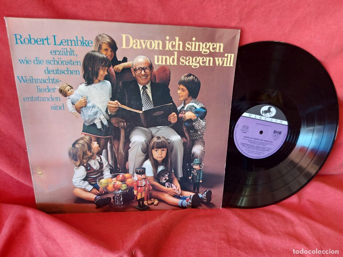 Discos de vinilo: LP. ROBERT LEMBKE,DAVON ICH SINGEN UND SAGEN WILL , ( PEDIDOS M&Iacute;NIMOS 10 &euro; ) ) CAJA N.&ordm; 5 - LP