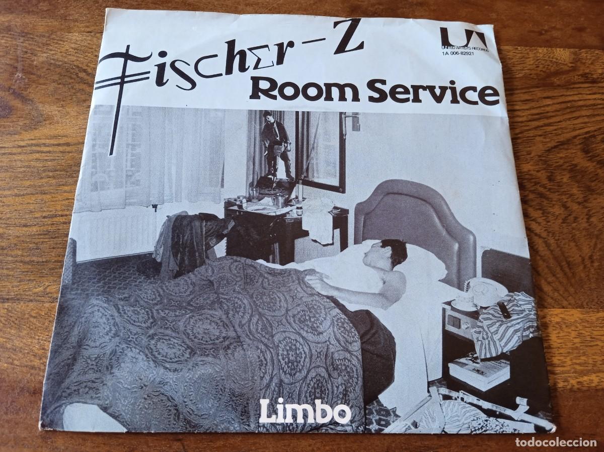 Discos de vinilo: Fischer-Z - Room service, Limbo - Single original UA Liberty Records 1980